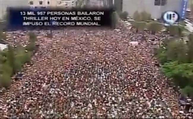 13.957 người nhảy theo ca khúc Thriller của Michael Jackson tại Mexico