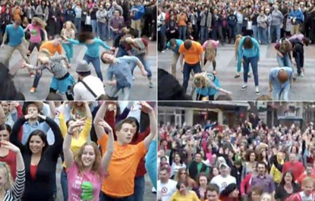 Flashmob Glee tại Seattle