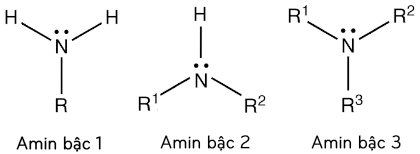 công thức cấu tạo của amin