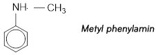 công thức cấu tạo của metyl phenylamin