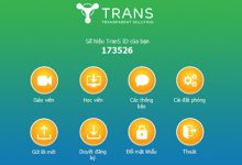 Hướng dẫn sử dụng TranS để tổ chức học trực tuyến