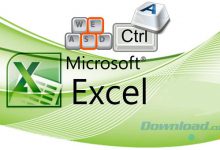Những phím tắt thông dụng trong Microsoft Excel