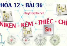 Sơ lược tính chất hóa học của Niken (Ni), Kẽm (Zn), Chì (Pb), Thiếc (Sn) - hóa 12 bài 36