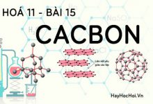 Tính chất hoá học của Cacbon (C), bài tập về cacbon - hoá 11 bài 15