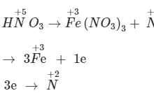 Cân bằng phương trình phản ứng Fe3O4 + HNO3 → Fe(NO3)3 + NO + H2O