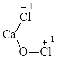 Công thức cấu tạo của clorua vôi