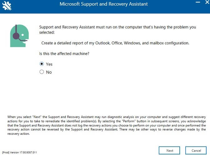 Trợ lý khôi phục và hỗ trợ của Microsoft