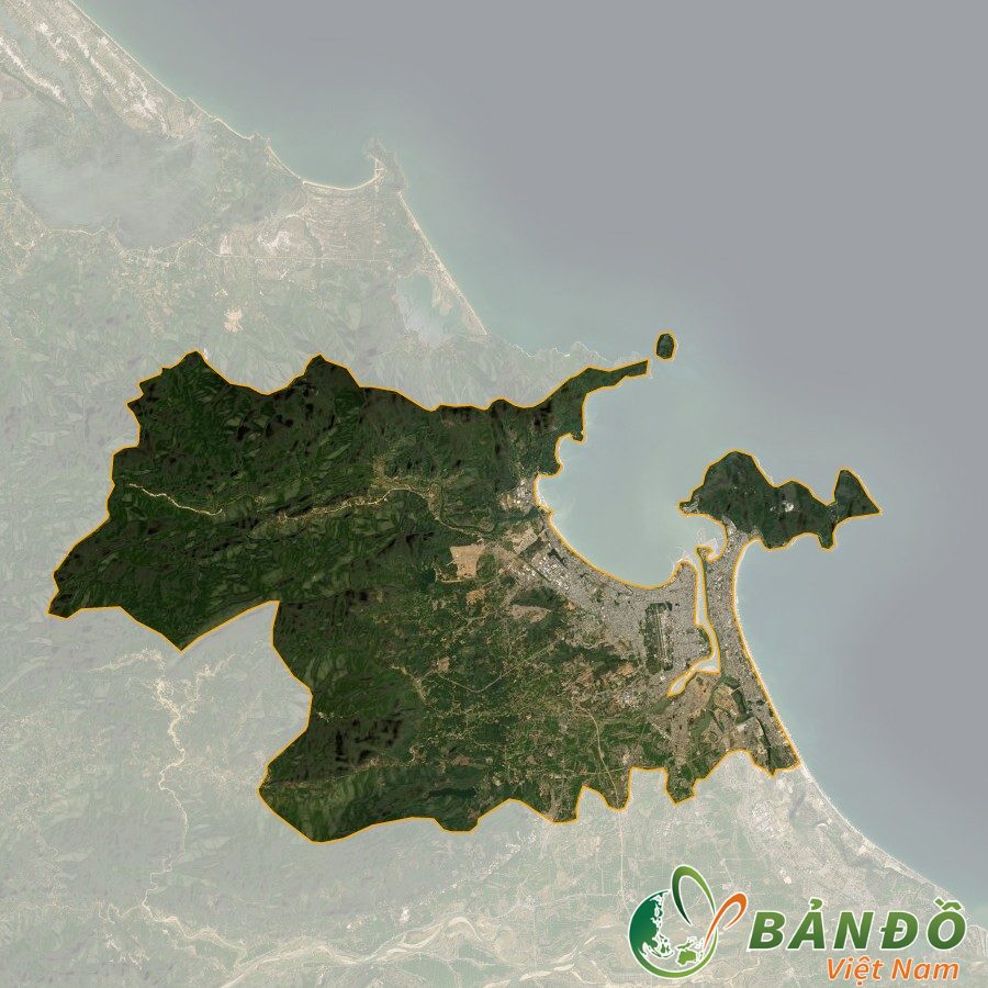 Bản đồ Thành phố Đà Nẵng ở vệ tinh