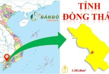 Bản đồ Hành chính tỉnh Đồng Tháp mới nhất