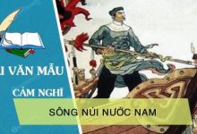 cam nghi ve bai song nui nuoc nam