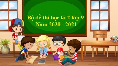 Bộ đề thi học kì 2 lớp 9 năm 2021 - 2022