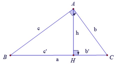 Hệ thức lượng trong tam giác vuông Toán lớp 9 chuyên đề