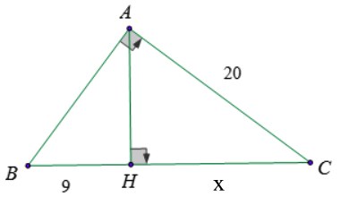 Bài tập 2 hệ thức lượng trong tam giác vuông