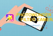 Cách sử dụng Filter Camera trong PhotoWonder