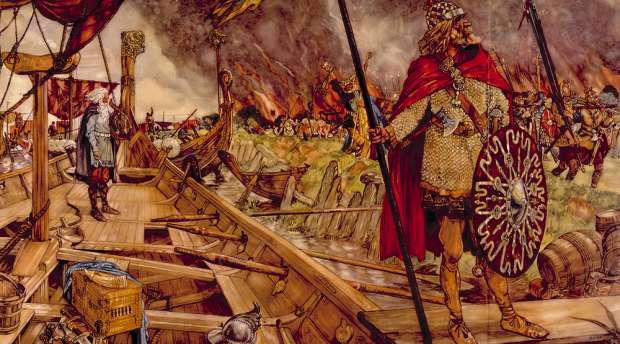 Truyền thuyết về người anh hùng Beowulf trong sử thi cổ của nước Anh