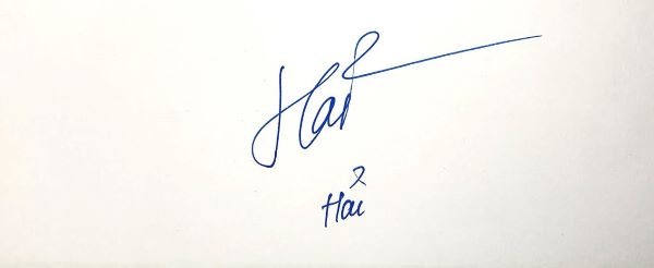 Mẫu chữ ký tên Hải