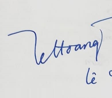 Chữ ký tên Lê Hoàng