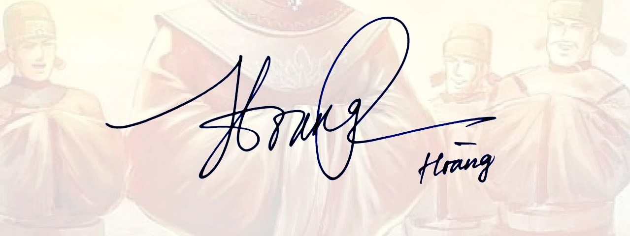 Chữ ký tên Hoàng độc đáo