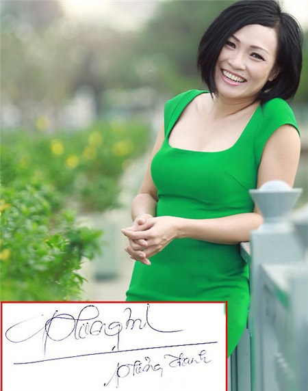 Chữ ký ca sĩ Phương Thanh