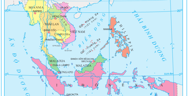 Việt Nam nằm hoàn toàn trong vòng đai nhiệt đới Bắc bán cầu