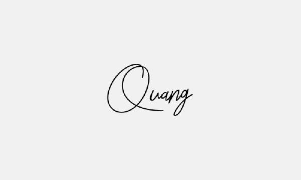 Chữ ký tên Quang đẹp