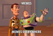 Meme có độ phủ sóng trên khắp các trang mạng xã hội.