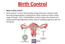 Birth Control  là gì?