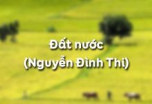 Phân tích bài thơ Đất nước của Nguyễn Đình Thi
