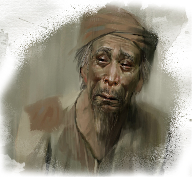 Lão Hạc - một nông dân gặp nhiều nỗi bất hạnh vì nghèo đói...